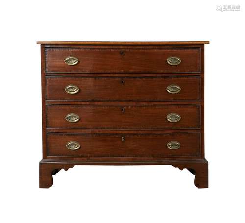 Federal Bow Front Chest of Drawers