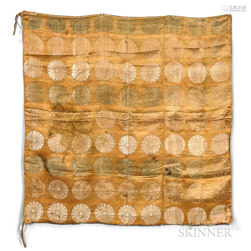 Two Silk Brocade Hangings, Japan, 19th/20th century, one squ...