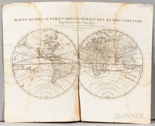 Nicolas Sanon d'Abbeville (1600-1667), Mappa mondo o ve...