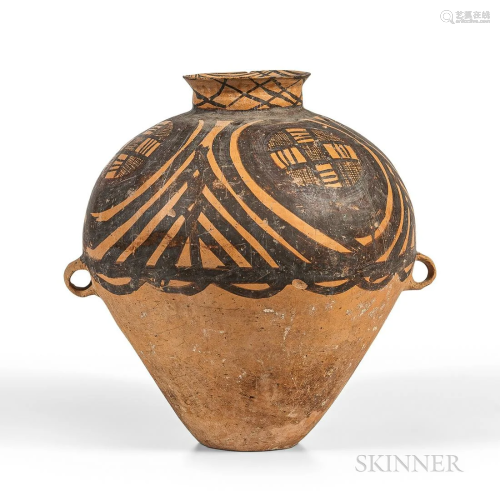 Painted Pottery Funerary Jar, China, Neolithic period, Bansh...