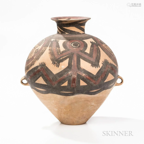 Painted Pottery Funerary Jar, China, Neolithic period, Bansh...
