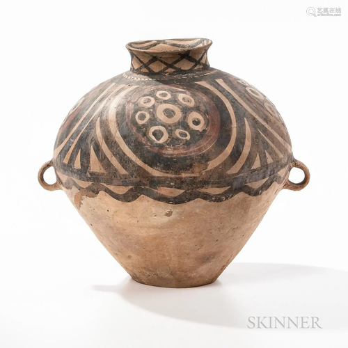 Painted Pottery Funerary Jar, China, Neolithic period, Bansh...