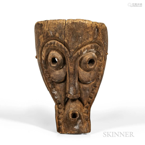 New Guinea Wood Mask, Middle Sepik River, 20th century, the ...