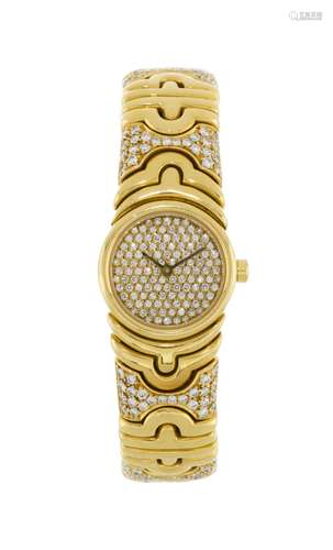 Bulgari, Parentesi, réf. BJ 01, montre-bracelet en or 750 av...