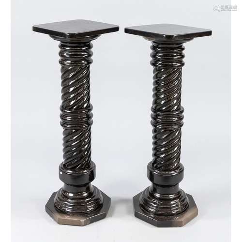 Pair of flower columns/palm po