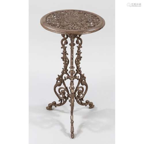 Side table, 20th century, cast