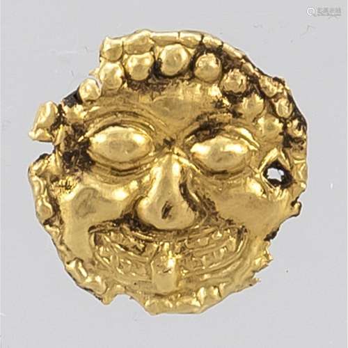 Scythian gold Gorgon head, pro