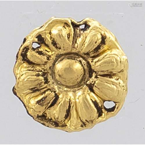 Scythian gold flower/rosette,