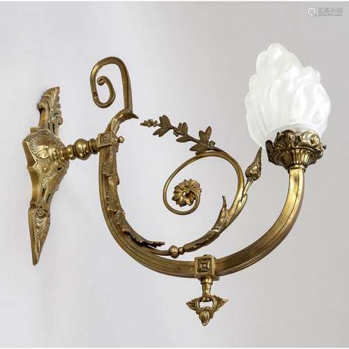 Sconce, 20th century, brass wi