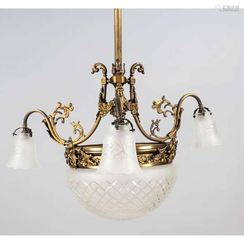 Historicist ceiling lamp, end