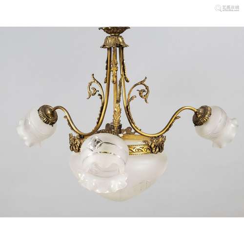 Historism ceiling lamp, end of