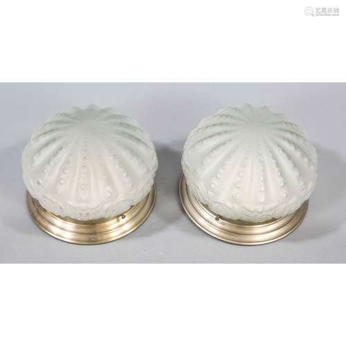 Pair of Art Deco plafoniers, 2