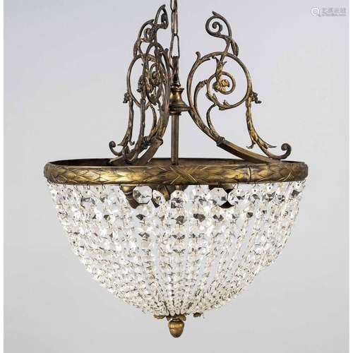 Crystal chandelier, end of the