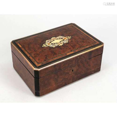 Casket with boulle marquetry,