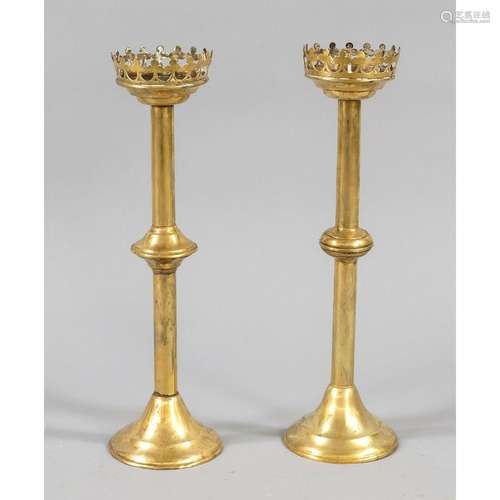 Pair of candlesticks, Edne 19t