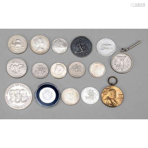 Mix of coins and medals, 4x10