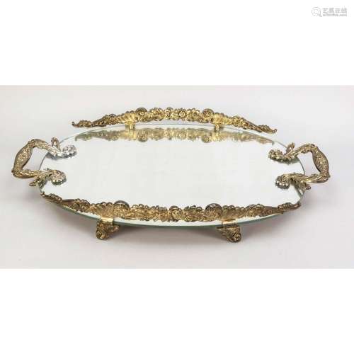 Mirror tray, 20th century, ova