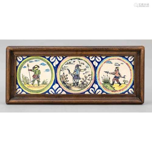 3 framed tiles, Holland, proba