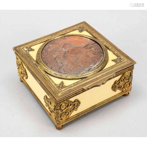 Lidded box, France, end of the