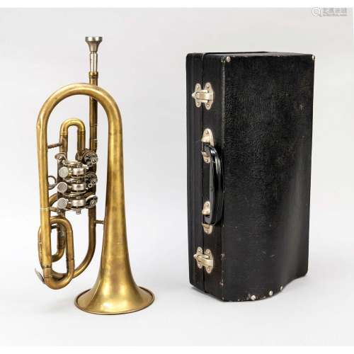 Trumpet/horn in a case, 1st ha