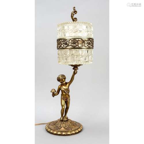 Figural table lamp, 20th centu