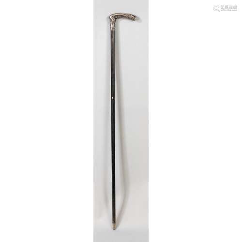 walking stick with silver knob