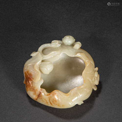 CHINESE HETIAN JADE BRUSH WASH, QING DYNASTY