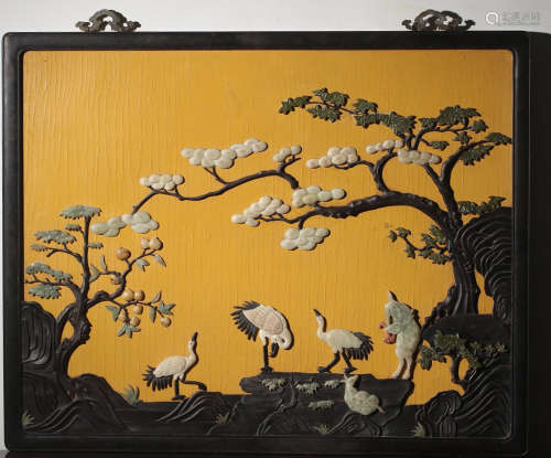 CHINESE DUOBAO HANGING SCREEN, QING DYNASTY