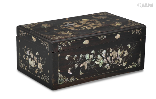 § A MOTHER-OF-PEARL INLAID ‘DRAGON - RỒNG’ WOODEN BOX AND CO...