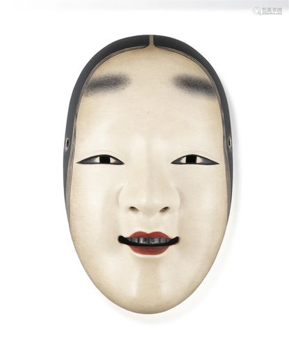 A NOH THEATER MASK OF MAGOJIRO 孫次郎 Japan, First half of 2...