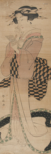 Katsukawa Shunsen 勝川春扇 also known as Shunkō II (JAPAN, 1...