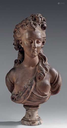 Marie-Anne de Camargo, dit La Camargo (1710-1770)Buste en te...