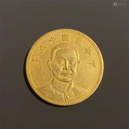 PURE GOLD COINS OF THE REPUBLIC OF CHINA