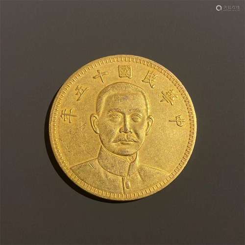 PURE GOLD COINS OF THE REPUBLIC OF CHINA