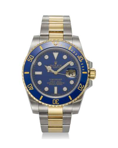 ROLEX, REF. 116613, SUBMARINER, AN 18K YELLOW GOLD AND STEEL...