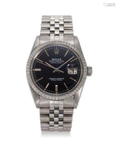 ROLEX, REF. 16030, DATEJUST, A STEEL WRISTWATCH WITH DATE ON...