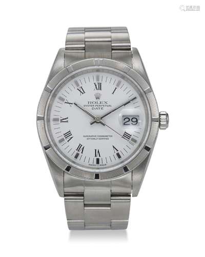 ROLEX, REF. 15210 , DATE, A STEEL WRISTWATCH