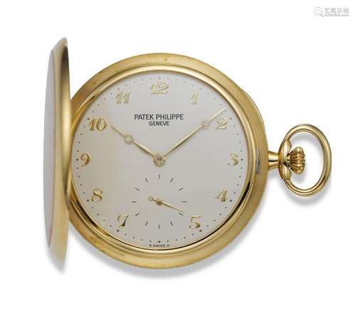 PATEK PHILIPPE, REF. 980J-011, AN 18K YELLOW GOLD HUNTER CAS...