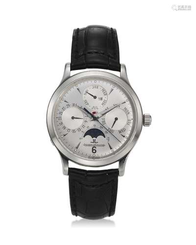 JAEGER-LECOULTRE, REF. 149.84.217, MASTER CONTROL, A STEEL P...