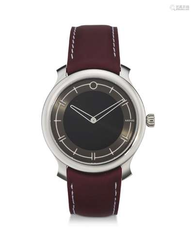 MING, REF. 27.01, A FINE AND ATTRACTIVE STEEL WRISTWATCH