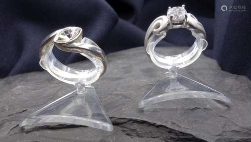 TWO RINGS - 925 silver