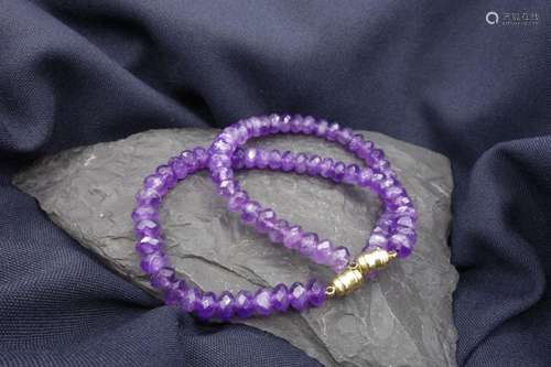 CHAIN WITH AMETHYST STONE