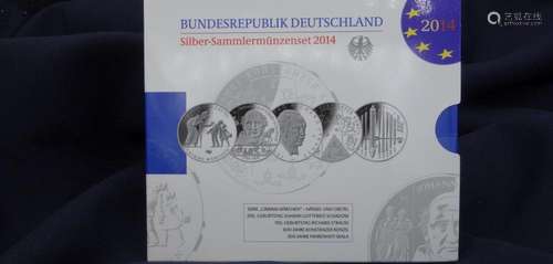 SILVER COMMEMORATIVE COIN SET 2014