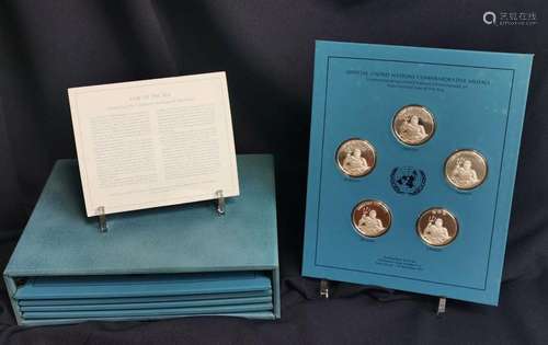 COIN SET: UNITED NATIONS FIVE-LANGUAGE PROOF SET