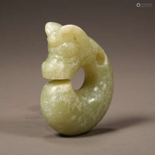 RED MOUNTAIN CULTURE JADE PIG DRAGON
