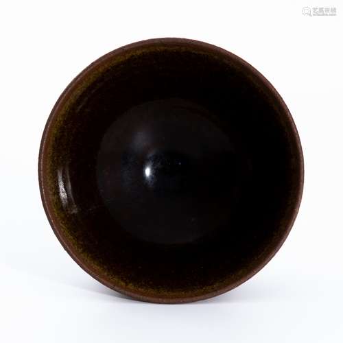 宋代建窑黑釉盏 A black glaze cup from Jian ware in Song Dyna...