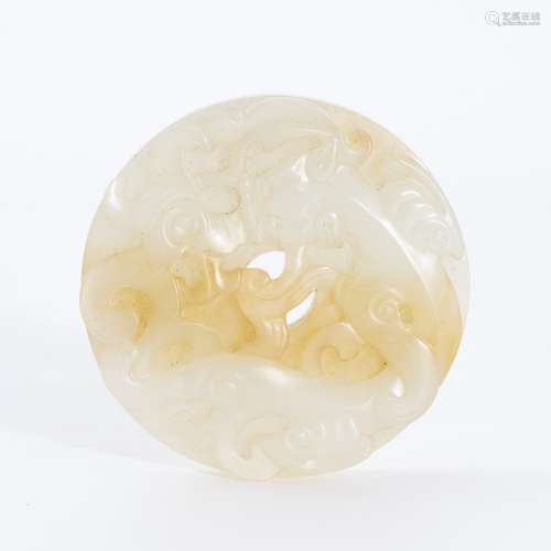 清代玉佩 A jade pendant in Qing Dynasty