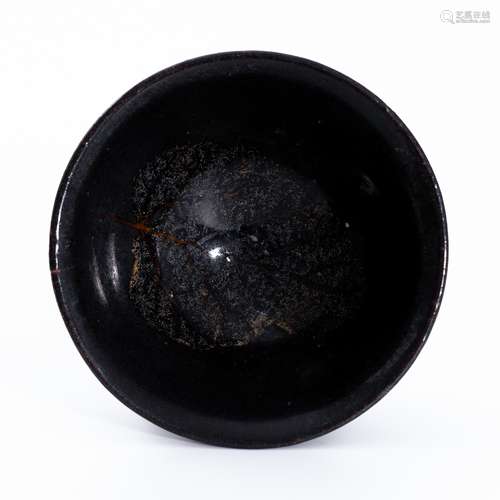 宋代建窑木叶盏 A cup with a leaf pattern from Jian ware in S...