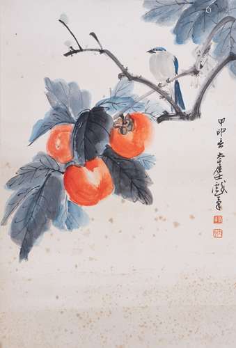 张大千花果图 A painting by Zhang Daqian