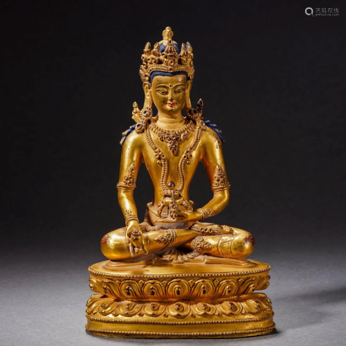 A Tibetan Bronze Figure of Amitabha